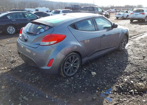 2012 Hyundai Veloster Base W/Black/Base W/Gray/Base W/Red/Black from USA, damaged, VIN KMHTC6AD9CU068167